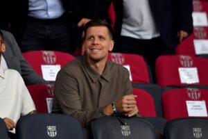 Wojciech Szczęsny podczas meczu Barcelony