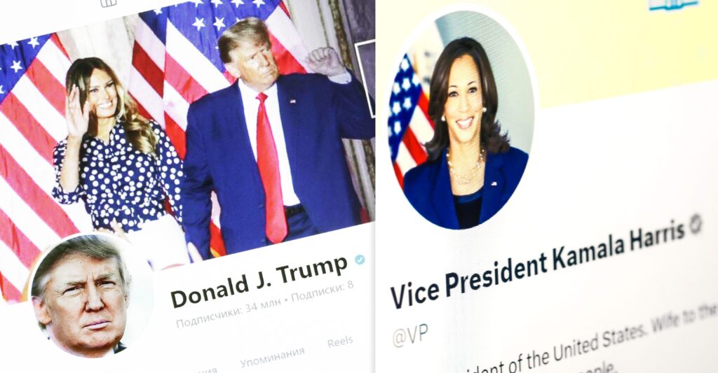 Donald Trump kontra Kamala Harris