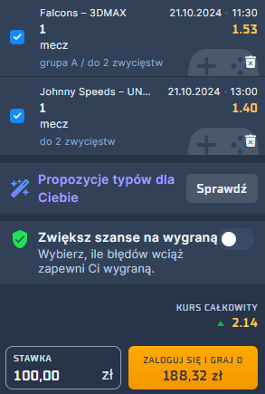 Zdjęcie na kupon esport 21.10.2024