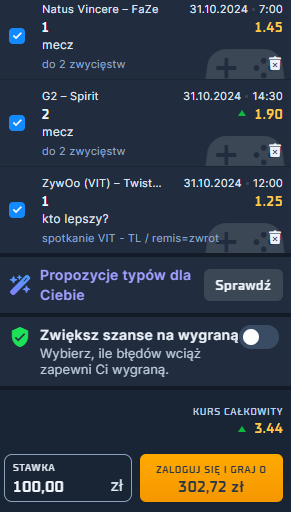 Zdjęcie na kupon esport 30.10.2024