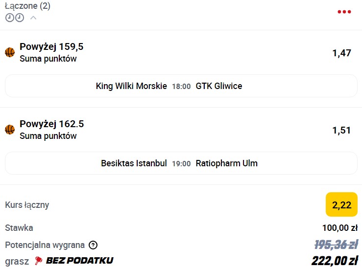 kupon betclic koszykowka