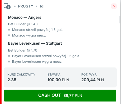 Propozycja kuponu w Superbet.