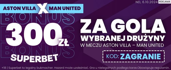 baner na Aston Villa - United