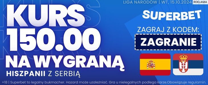 baner na Hiszpania - Serbia