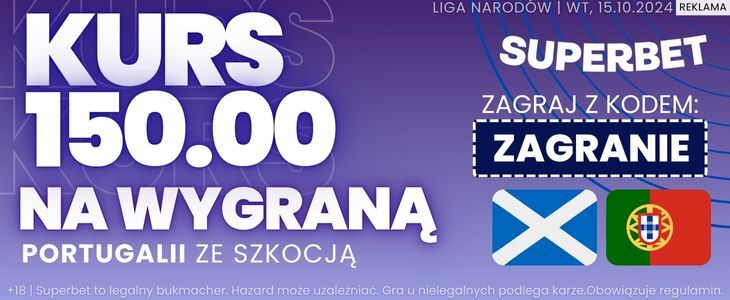 baner na Szkocja - Portugalia 14.10.