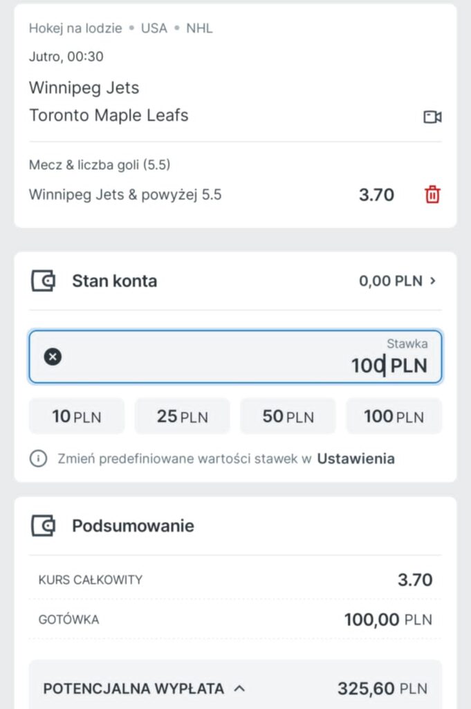 Kupon superbet ZAGRANIE