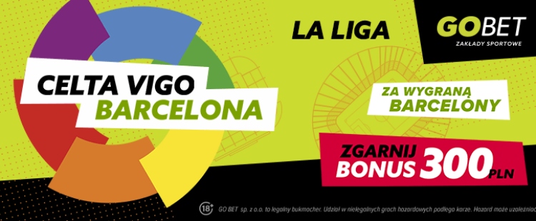 Go+Bet baner na Celta - Barca