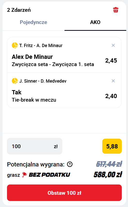 Betclic kupon