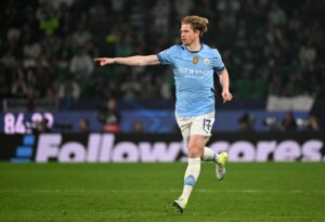 Kevin de Bruyne podczas meczu