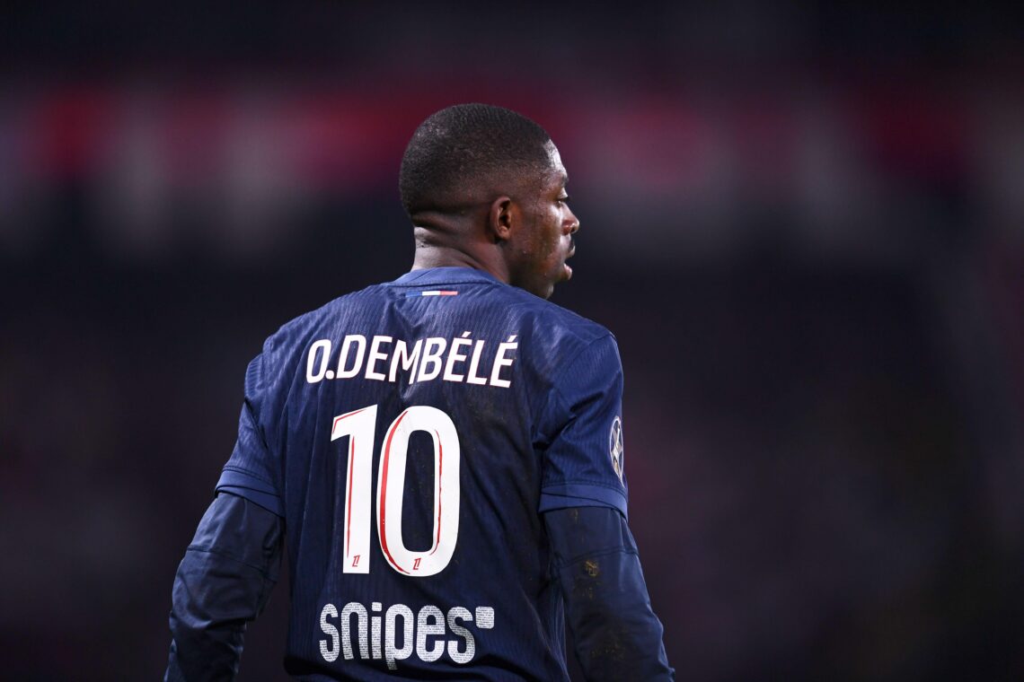 Ousmane Dembele podczas meczu