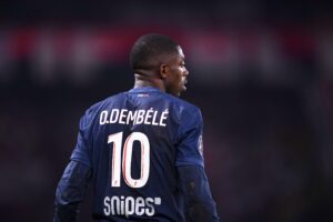 Ousmane Dembele podczas meczu