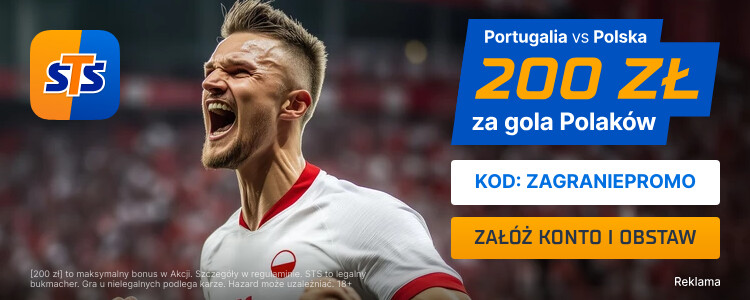 STS Portugalia - Polska bonus 200 PLN