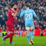 Mo Salah podczas sprzeczki z Bernardo