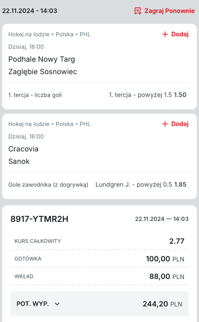 KUPON THL SUPERBET