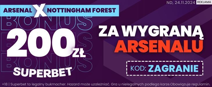 baner na Arsenal - Nottingham