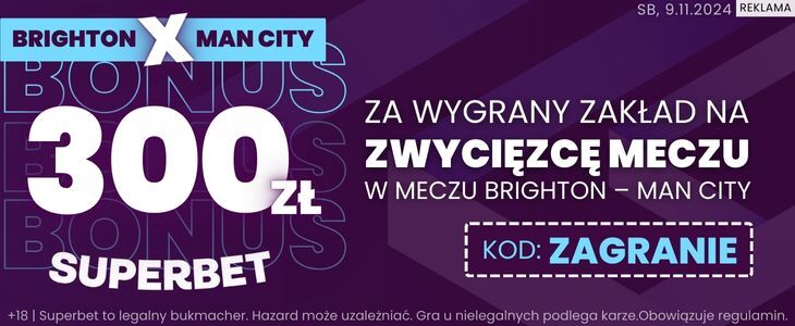 baner na Brighton - City Superbet