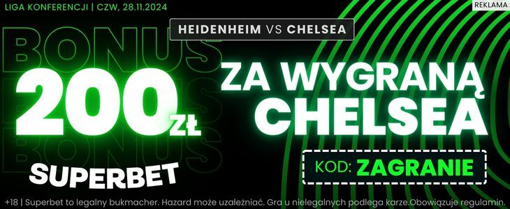 baner Superbet na Heidenheim - Chelsea