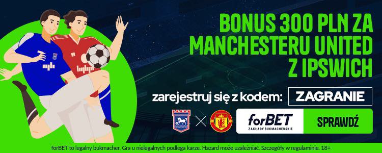 baner na Ipswich - Manchester United