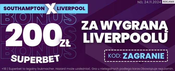 baner na Liverpool - Southampton