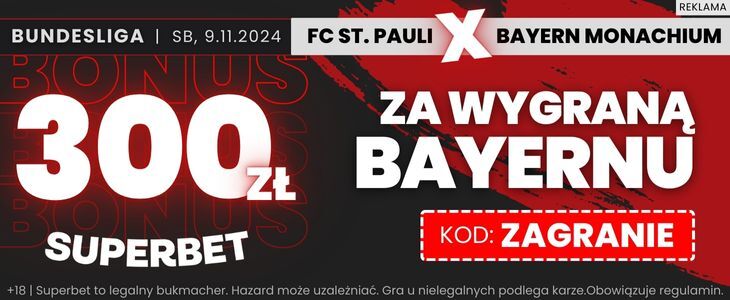 baner na St. Pauli - Bayern Superbet