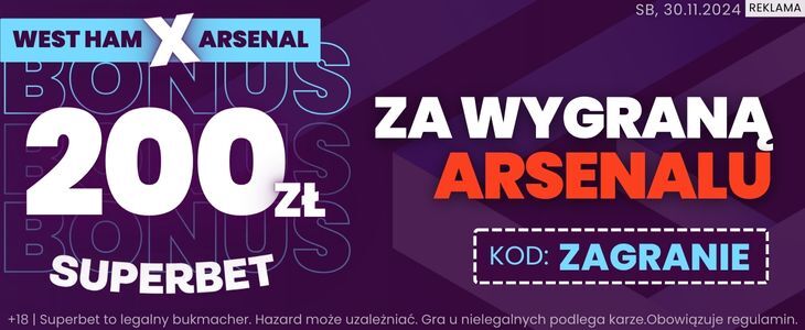 baner na West Ham - Arsenal