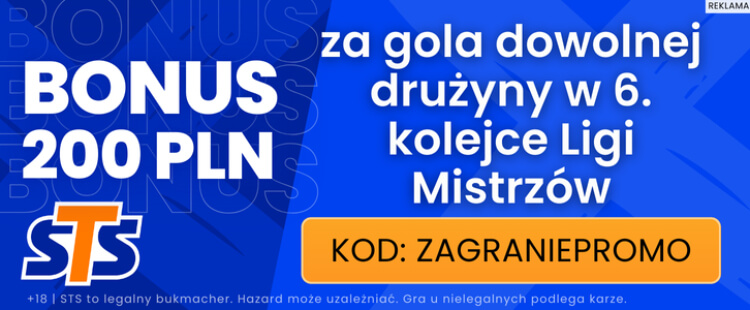 STS baner na 6. kolejkę Ligi Mistrzów