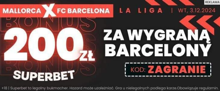 Superbet baner na Barcę