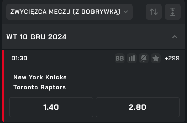 Oferta na NBA w Betters