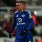 Jamie Vardy podczas spotkania z Newcastle