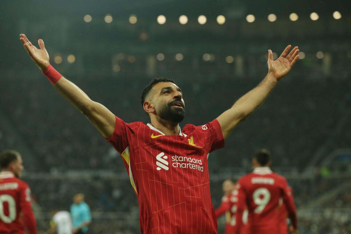 Mo Salah po zdobyciu bramki