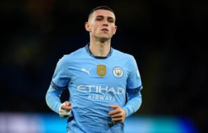 Phil Foden podczas spotkania