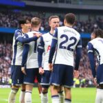 Piłkarze Tottenhamu po zdobyciu gola