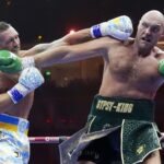 Usyk i Fury podczas pojedynku