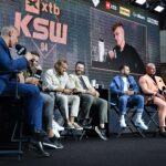 Zawodnicy KSW podczas konferencji przed galą