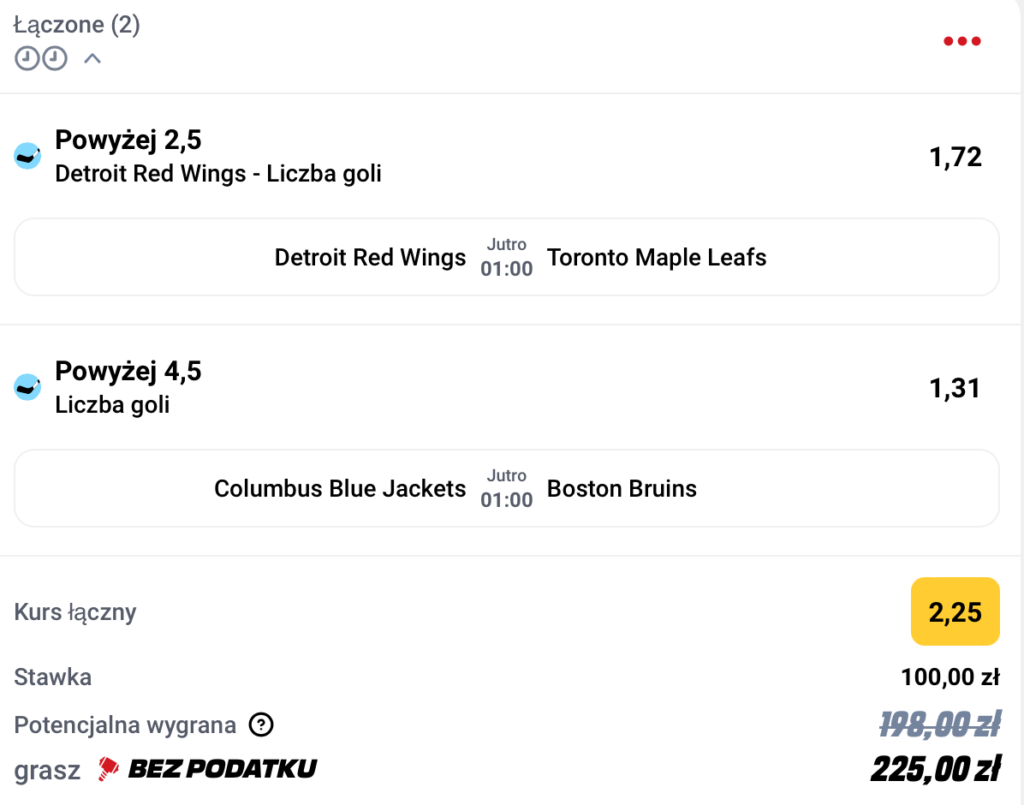 KUPON NHL BETCLIC