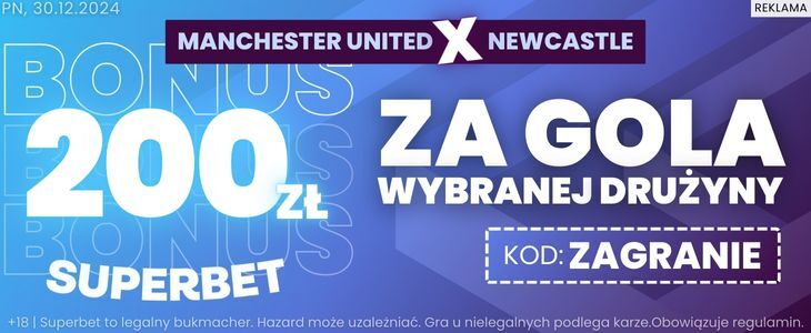 baner Superbet na United - Newcastle