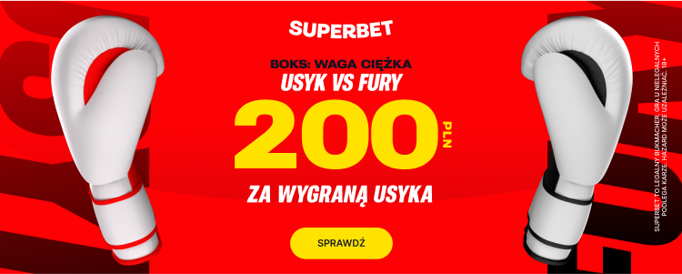 baner Superbet na Usyk - Fury