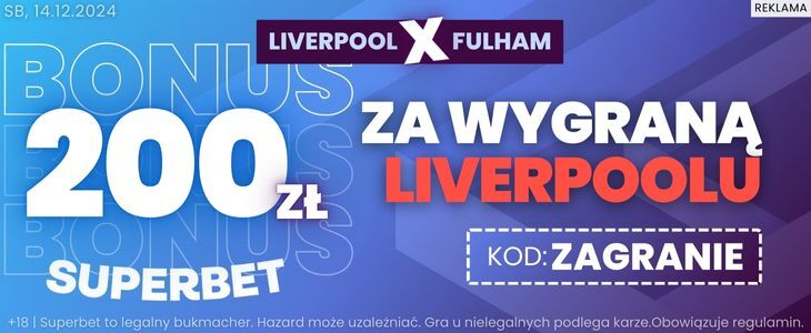 baner na Liverpool - Fulham