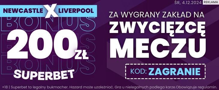 baner na Newcastle - Liverpool