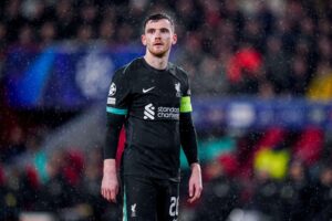 Andy Robertson podczas meczu