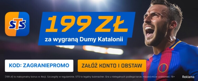 STS baner na zwycięstwo FC Barcelony