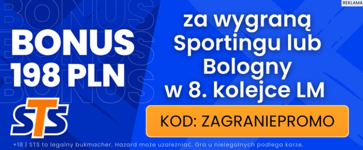 STS baner na Sporting - Bologna