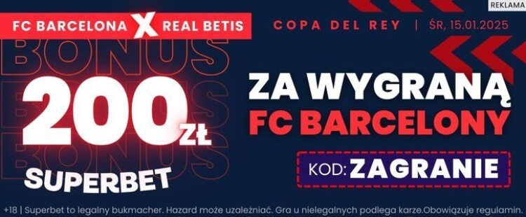 Superbet baner na Barcelona - Betis