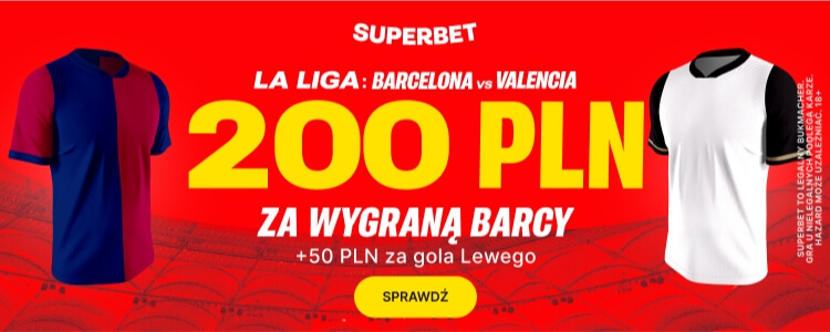 Superbet baner FC Barcelona - Valencia