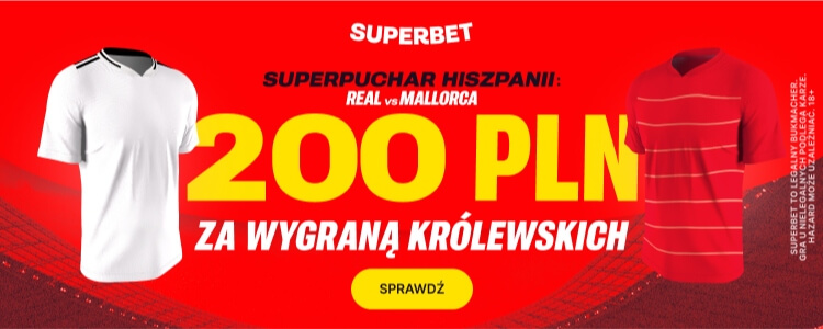 Superbet baner na Real Madryt - Mallorca