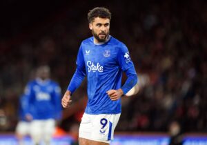 Dominic Calvert-Lewin podczas spotkania