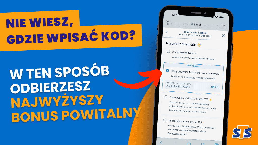 Gdzie wpisać kod promocyjny STS?