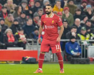 Mo Salah podczas spotkania