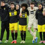 Piłkarze BVB po zakończonym meczu