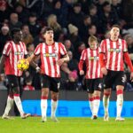 Piłkarze Southampton po straconej bramce